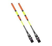 XIAOQENAN Lot de 2 flotteurs de pêche électroniques haute sensibilité LED à montage supérieur pour équipement de nuit Flotteur de nuit