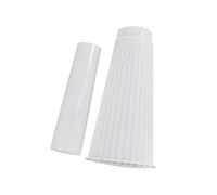 XIAOQENAN Lot de 2 moules à fleurs rayées pour vases, plâtre, décoration de table, décoration d'intérieur, porte-stylo, moule en résine époxy