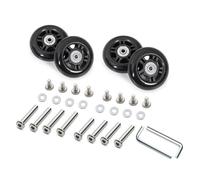 XIAOQENAN Lot de 4 roulettes de rechange silencieuses pour valises de voyage silencieuses, construction pratique et silencieuse, Modèle 40