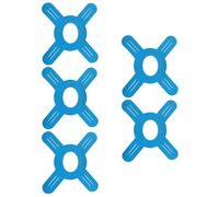 XIAOQENAN Lot de 5 bandes de kinésiologie élastiques respirantes pour la gym, la course à pied, le basket-ball, la prévention des blessures en forme de X