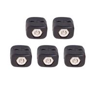 XIAOQENAN Lot de 5 nœuds composés - Clip de fixation pour flèches - Repose-flèches - Clip de fixation de câble - Accessoire d'extérieur - Bouton de réglage de la corde d'arc