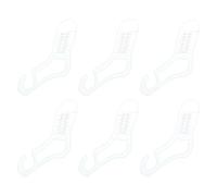 XIAOQENAN Lot de 6 outils de forme de chaussettes en bois pour une solution de rangement parfaite pour les loisirs créatifs, bloqueurs de tricot en bois pour les amateurs d'artisanat, taille unique