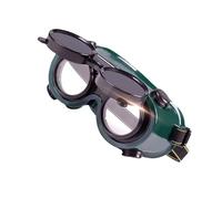 XIAOQENAN Lunettes de protection pour soudage - Design ouvert - Verres incassables en polycarbonate - Pont de nez souple pour un travail précis - Lunettes de soudage résistantes