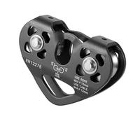 XIAOQENAN Mousqueton d'escalade portable avec poulie pour randonnée et installation rapide Mousqueton en alliage d'aluminium