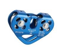 XIAOQENAN Mousqueton d'escalade portable avec poulie pour randonnée et installation rapide Mousqueton en alliage d'aluminium