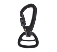 XIAOQENAN Mousqueton rotatif à 360° - Forte tension - Pour l'extérieur - Mousqueton en alliage de zinc - Crochet à ressort pour bagages - Accessoires d'extérieur