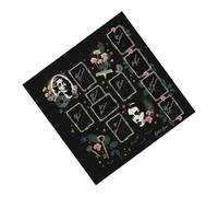 XIAOQENAN Nappe de divinations - Carte de lecture - Astrologie, Tarots, cartes, nappe, autel, tissu, jeux de société, cartes, nappe, décoration murale