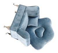 XIAOQENAN Organisateurs de bijoux avec différents compartiments en forme de canapé pour un rangement sécurisé et pratique en voyage Boîte à bijoux en velours européen