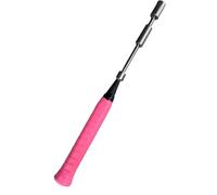 XIAOQENAN Outil De Pratique Swing Badminton Avancé Construction en Acier Grip en Bois pour Une Formation Puissance Puissance Efficace Outil D'amélioration des Compétences