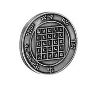 XIAOQENAN Pièce De Protection Mystique en Alliage Poli Pièce Méditation Accessoire Spirituel pour Prière Ou Affichage Bureau Décoration La Maison