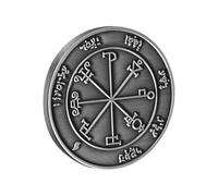 XIAOQENAN Pièce De Protection Mystique en Alliage Poli Pièce Méditation Accessoire Spirituel pour Prière Ou Affichage Bureau Décoration La Maison