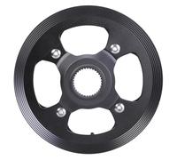 XIAOQENAN Plateau de vélo électrique 42T avec couvercles de rechange en alliage d'aluminium pour moteur central
