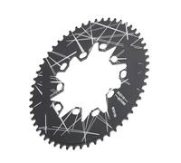 XIAOQENAN Plateau ovale en alliage d'aluminium pour vélos pliants de route 52T/54T/56T/58T/60T, vélos ovales pliants ovales