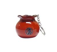 XIAOQENAN Porte-clés en polystyrène Symbole du courage Trésor Création artisanale Taiwan Tradition Inspiré Voyage Souvenir Cadeau Addition Bénédiction Porte-clés