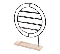 XIAOQENAN Présentoir À Bijoux En Bois Et Métal Fabriqué À La Main Organisateur De Boucles D'oreilles Bucoliques Pour Clous D'oreilles Cerceaux Parfait Mère Sœur Femmes Organisateurs