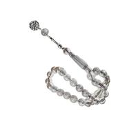 XIAOQENAN Prière Tasbih 33 Perles Artisanat Perle Acrylique pour Le Culte Quotidien Et L'événement Culturel Rituel Spirituel Collier Musulmans Culturel