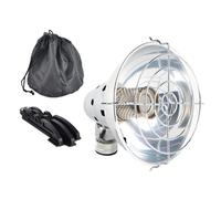 XIAOQENAN Réchaud à air flexible pour la randonnée, la pêche sur glace et le patio modifiable en trois étapes de sécurité thermique mince et transportable