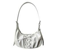 XIAOQENAN Sac à bandoulière contemporain avec ruban noué - Style décontracté - Réglable - Compartiments spacieux - Sac à main tendance en polyuréthane - Organisateur spacieux - Sac à main à