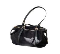 XIAOQENAN Sac à bandoulière de grande capacité pour femme, sac à main décontracté, sac à main assorti aux aisselles, voyage, sac à main de grande capacité, sac à main assorti aux épaules, Noir , One