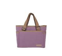 XIAOQENAN Sac à bandoulière tendance pour femme, sac à main en toile, sacs à main multi-poches, sacs fourre-tout pour femmes, multi-poches en toile, violet, One Size