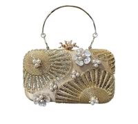 XIAOQENAN Sac à main élégant à paillettes scintillantes avec sangle de chaîne amovible pour mariage, bal de fin d'année, cocktail, fête élégante, champagne, One Size