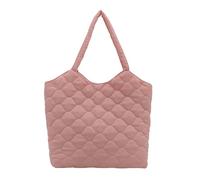 XIAOQENAN Sac à main matelassé doux pour femme - Grande capacité - Avec fermeture éclair - Sac de voyage - Sac de week-end - Cadeau - Sac à main avec poignée supérieure, a, One Size
