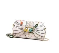 XIAOQENAN Sac à main moderne en cuir synthétique pour ceux qui apprécient l'esthétique sophistiquée et la praticité Sac à bandoulière élégant, blanc, One Size
