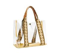 XIAOQENAN Sac à main spacieux en PVC transparent pour le rangement et les vacances à la plage, sac à bandoulière, grand sac à main sous les aisselles, sac de rangement transparent, a, One Size
