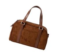 XIAOQENAN Sac à main tendance pour femme avec poignée sur le dessus, grande capacité, sac à main à bandoulière pour femmes et filles, doux pour l'automne et l'hiver, marron, One Size