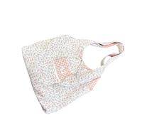 XIAOQENAN Sac fourre-tout tendance en toile, sac d'épicerie, sac à bandoulière, sac à bandoulière tendance pour la Saint-Valentin, femmes et filles, toile florale, a, One Size