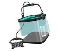 XIAOQENAN Seau de camping en plein air avec corde 8/13 L pliable pour la pêche, le jardinage, facile à transporter, résistant pour les voyages, la randonnée, la pêche, le jardinage