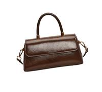 XIAOQENAN SophistiquatedCrossbody Bag With Adjustable Strap Practical PU Leather Shoulder Handba for Work Shopping and Social Event Modern Retro Fashion, Couleur café., One Size