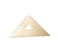 XIAOQENAN Souverain Triangulaire Vintage Dessin en Laiton du Protracteur Outil D'échelle De Géométrie Géométrie pour L'école Et Le Laiton De Bureau