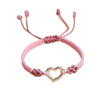 XIAOQENAN Styles élégants bracelets tissés Accessoire de bijoux pour femme avec motifs cœur portables Accessoires de fête pour femme, One Size, Comme décrit ci-dessus