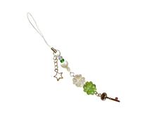 XIAOQENAN Sweet Leaf Cœur Téléphone Charme Sangles Pendentifs Pendentifs Décoration de Sac à Main Accessoires Sac Pendentif Charme Décoration, taille unique, Comme décrit, Comme décrit.