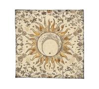 XIAOQENAN Tapis de méditation en velours de qualité supérieure avec motif ésotérique pour rassemblements spirituels, tissu de lecture en velours