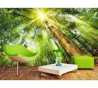 XIAOSENXIAORAN Papier Peint Intissé Forêt Enchantée Poster Geant Mural Pour Salon Chambre Chambre Restaurant Décoration Murale 200Cm(W)*140Cm(H)
