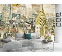 XIAOSENXIAORAN Papier Peint Intissé Voir La Rue De Londres Poster Geant Mural Pour Salon Chambre Chambre Restaurant Décoration Murale 400Cm(W)*280Cm(H)
