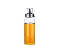 XiaoShenLu Distributeur d'huile d'olive, burette huile cuisine pour huile d'olive végétale, bouteille d'huile de Verre à haute teneur en borosilicate, 300ml
