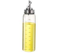 XiaoShenLu Distributeur d'huile d'olive, burette huile cuisine pour huile d'olive végétale, bouteille d'huile de Verre à haute teneur en borosilicate, 500ml