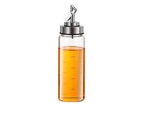 XiaoShenLu Distributeur d'huile d'olive, burette huile cuisine pour huile d'olive végétale, bouteille d'huile de Verre à haute teneur en borosilicate, 350ml