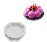 XiaoShenLu Moules à gâteaux en mousse française en silicone, ustensiles de cuisson 3D bricolage moule à bougie au savon au chocolat, chrysanthème