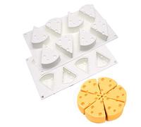 XiaoShenLu Mousse en Silicone 3D Bakeware Mousse Dessert Mould DIY Mould, 8 Trous Forme petits fromages