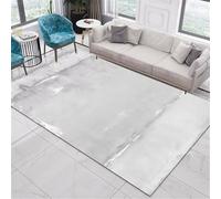 Xiaosua Deco Maison Tapis de Sol Exterieur Gris 200x260CM Minimaliste Moderne Home Decoration motricité bébé