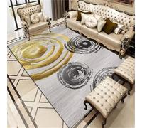 Xiaosua Tapis Adolescent Salon Lavable Gris Porte Entree Exterieur 200x260CM rectangulaire Jaune pour Couloir Long Moderne Chambre ado Garcon d'intérieur
