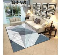 Xiaosua Tapis Ados Porte d'entrée Bleu paillasson Extra Plat 180x250CM rectangulaire Gris pour Salon Chambre ado Garcon Enfants Entree