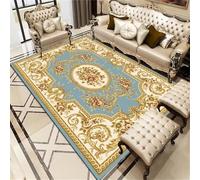 Xiaosua Tapis Chambre Garcon Adolescent antidérapant et Non déformé Bleu de garçon 200x260CM Jaune Facile d'entretien Chevet Moquette Exterieur terrasse