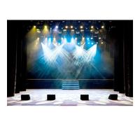 Xiaoterna 1,5x1m Fond de scène Concert Fond de scène Photographique Orchestre Scène Chant Danse Toile de Fond Décoration de fête d'anniversaire Enfants Adultes Accessoires pour Photos de Portrait