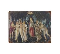 xiaoxiaoshen Artiste Sandro Botticelli (1) - Décoration murale moderne en métal - Décoration d'intérieur, bar, boutique, panneau vintage - 30 x 40 cm