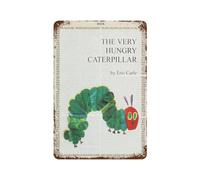xiaoxiaoshen E B White The Very Hungry Caterpillar Poster en métal Décoration murale moderne pour la maison, bar, boutique, panneau vintage 30 x 20 cm